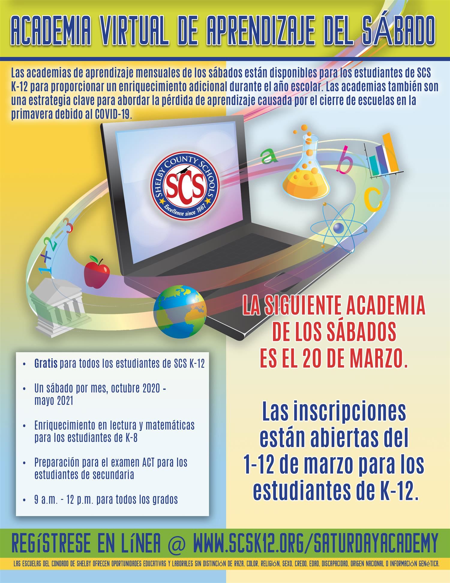 March Saturday Academy March Saturday Academy